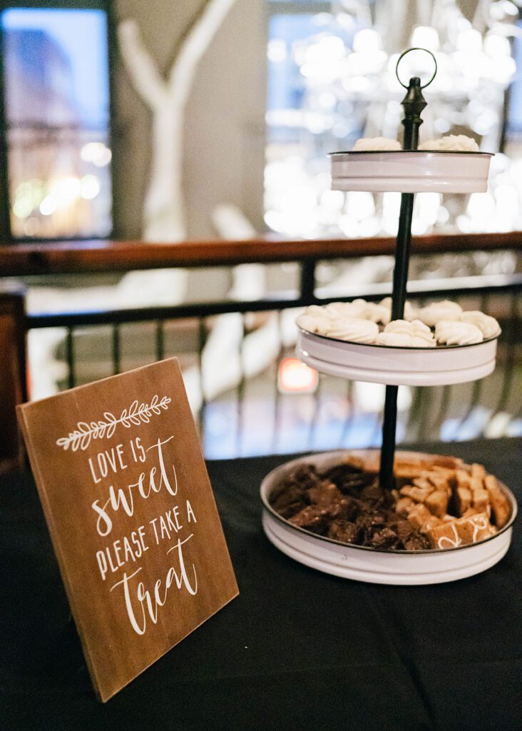 Wedding dessert table