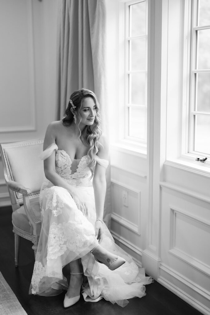 Bridal portraits captured by luxury wedding photographer - Jennifer Sofia Studios