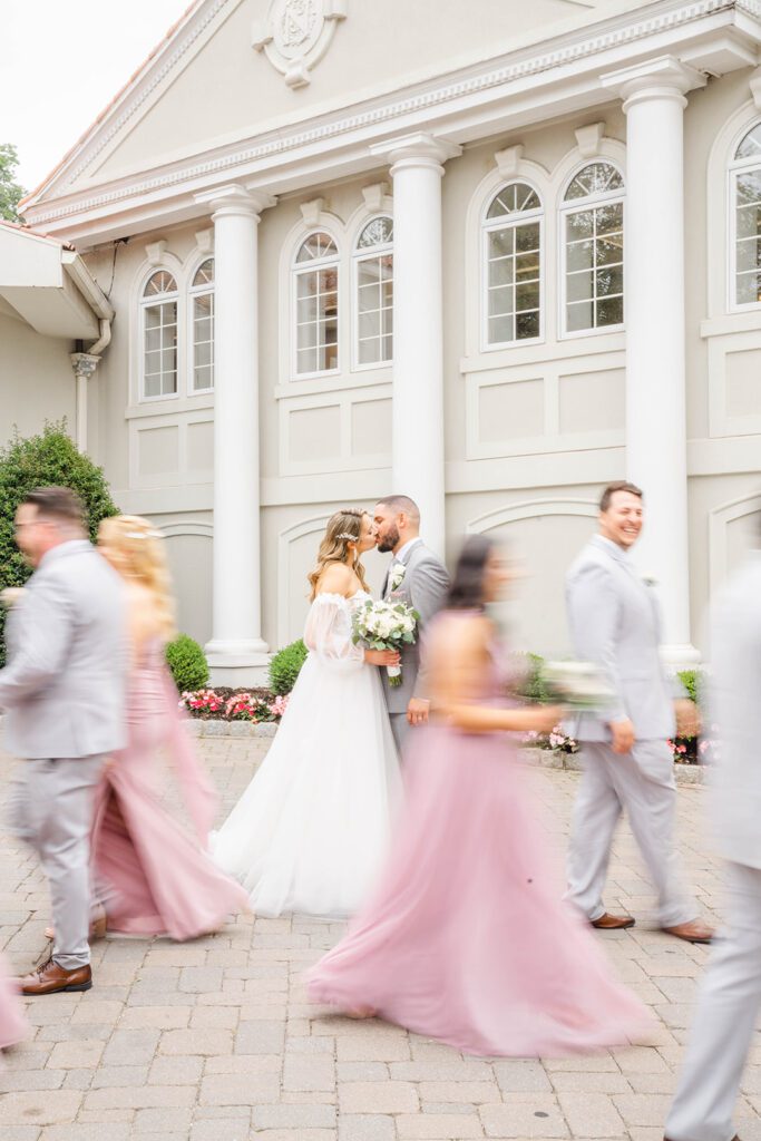 Wedding party portraits captured by luxury wedding photographer - Jennifer Sofia Studios 